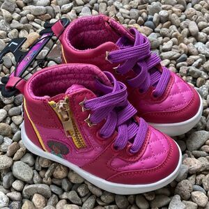 TODDLER Baby Girls Karma’s s World High To Sneakers Shoes Size 7